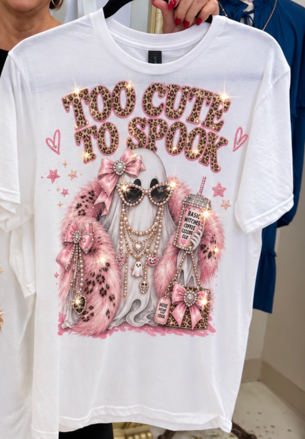 Too cute to spook tee