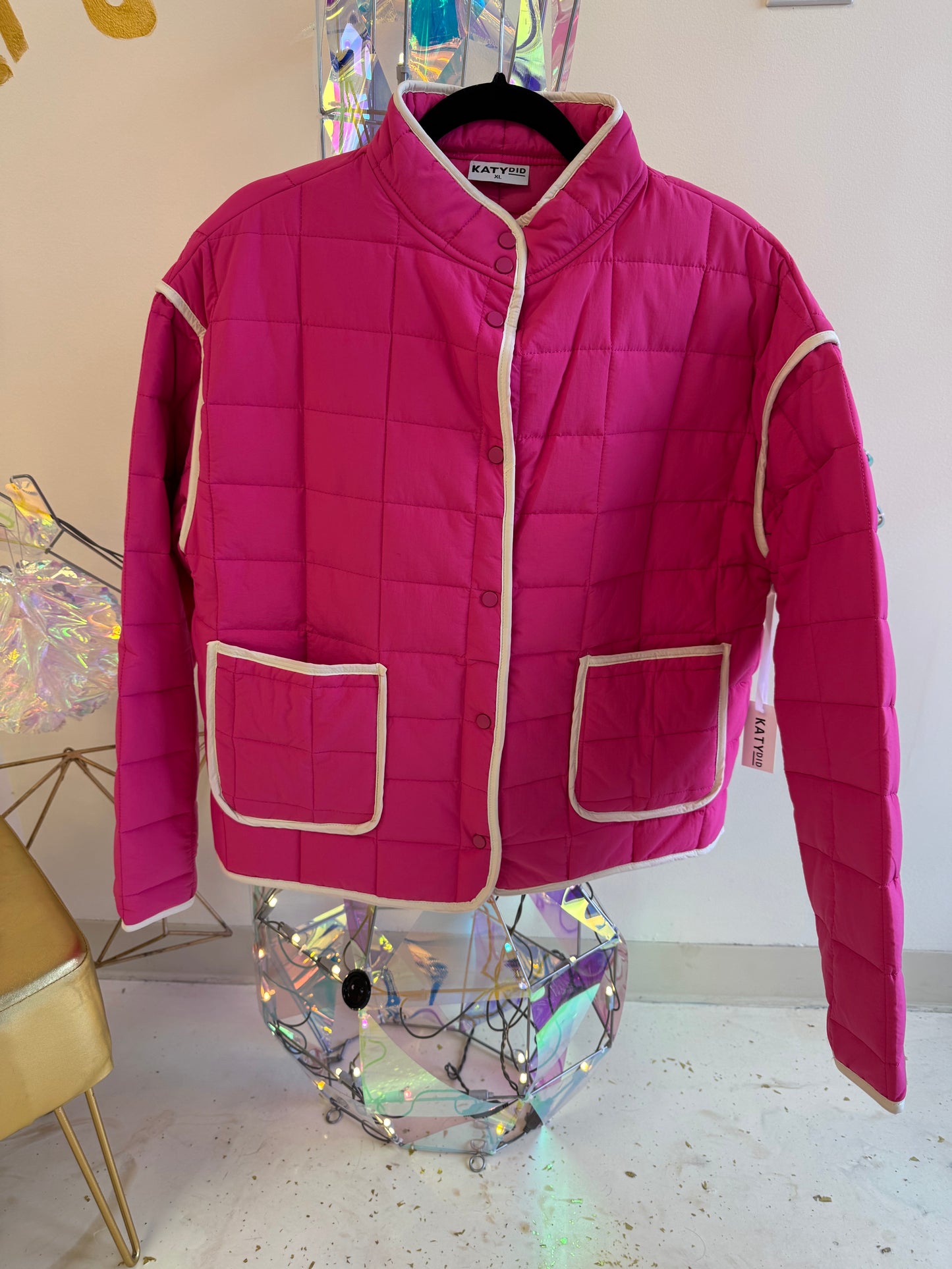 Pink Puffer Jacket