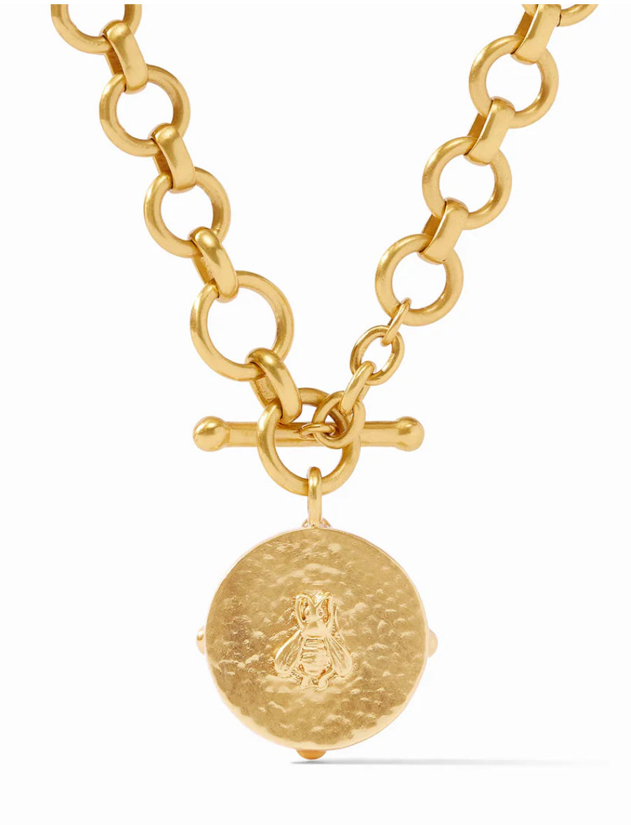 Julie Vos Honeybee Statement Necklace Mother Of Pearl