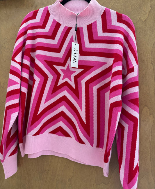Pink Star Sweatshirt