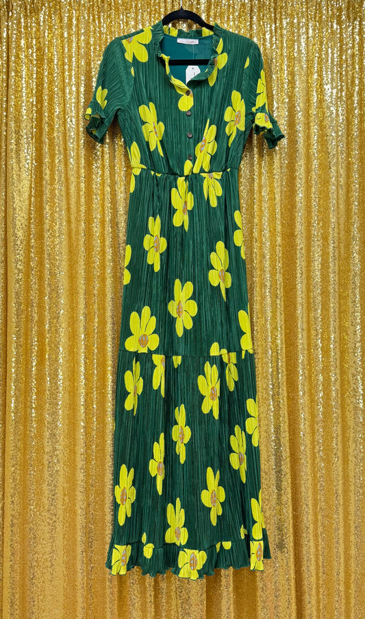 Green Floral Dress