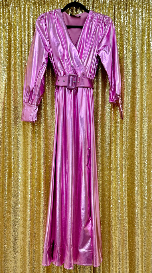 Pink Long Sleeve Dress