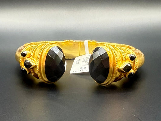 Julie Vos Cannes Cuff Obsidian Black