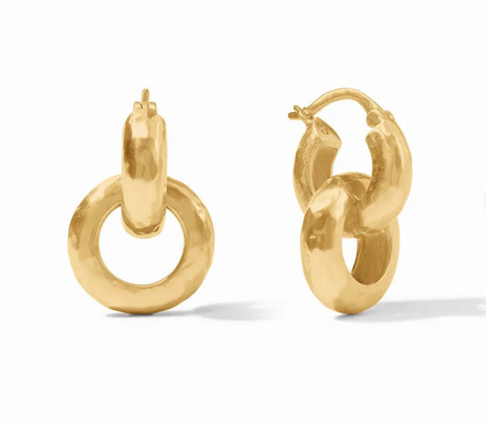 Catalina 2-1 Earrings Gold