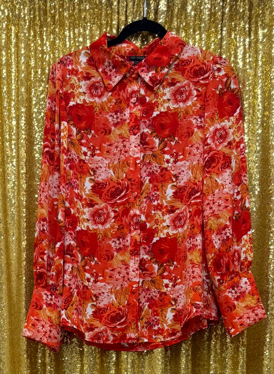 Button Up Long Sleeve Top