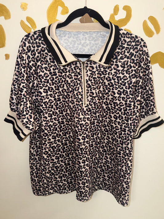 Cheeta Print Top