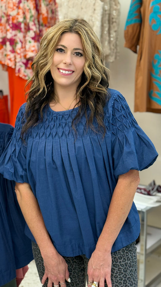 Liv Los Angeles Denim Top