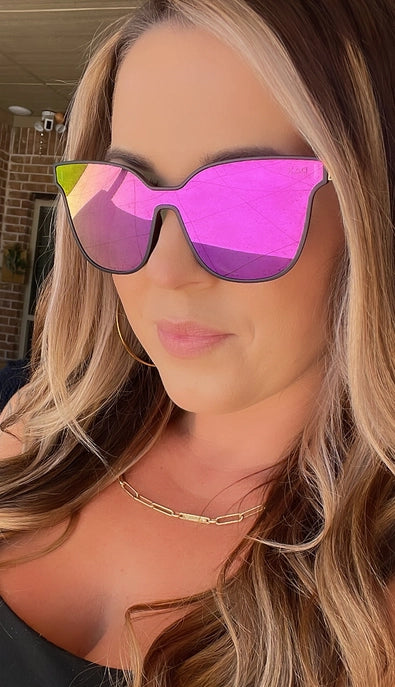 Capri- Women’S Flared Sunglasses – Large Frame – Summer Line